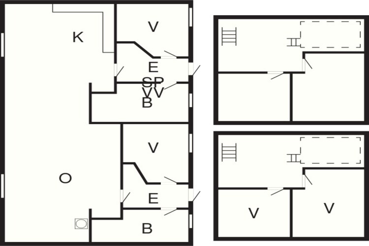 14 persoons vakantie huis op een vakantie park in Blåvand-Plattegrond