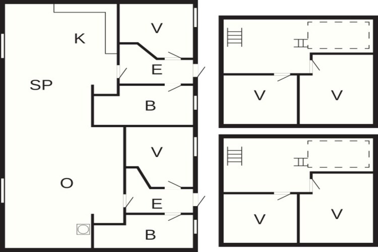 14 persoons vakantie huis op een vakantie park in Blåvand-Plattegrond