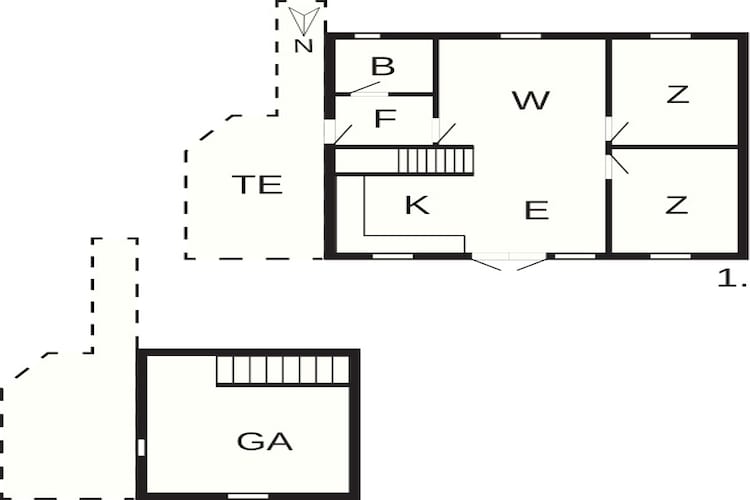 4 room,2+3 floor-Floor plan