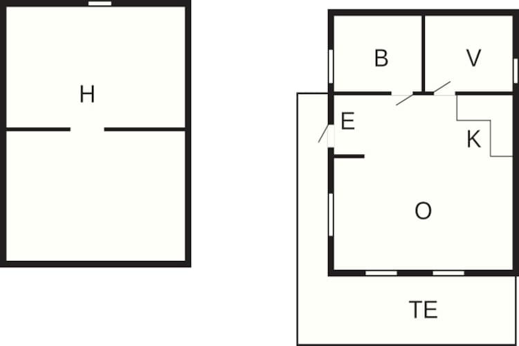 Kustcharme in Flaton Toevluchtsoord-By Traum - Plattegrond