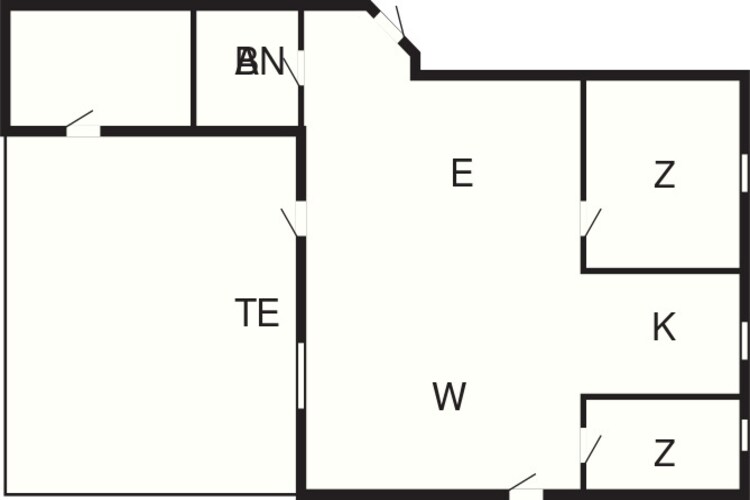 Kustsanctuary in Lokken-By Traum-Plattegrond