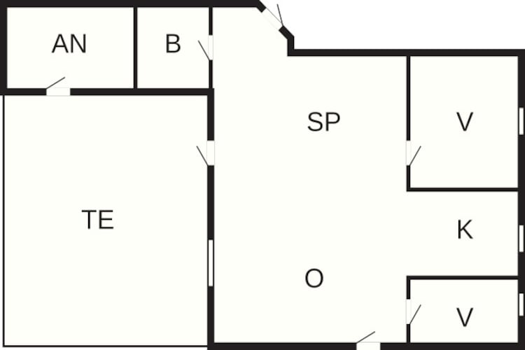 Kustsanctuary in Lokken-By Traum-Plattegrond
