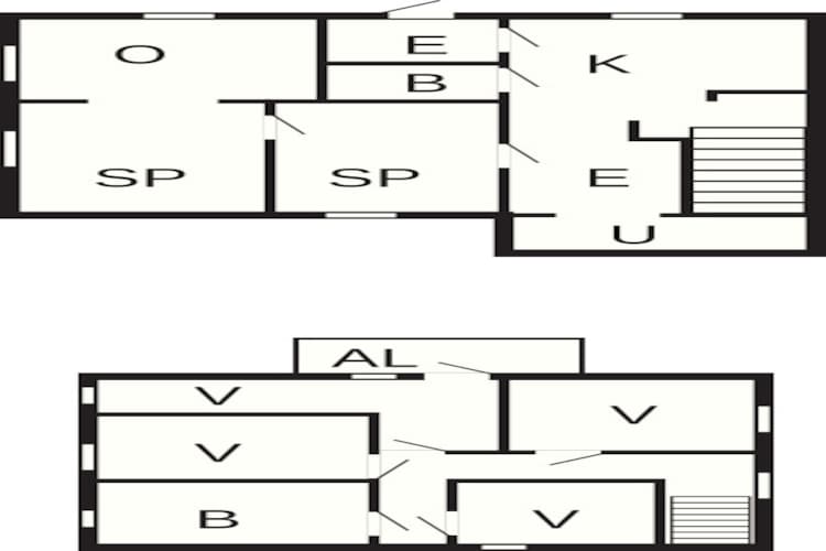 7 persoons vakantie huis in LJUNG-Plattegrond