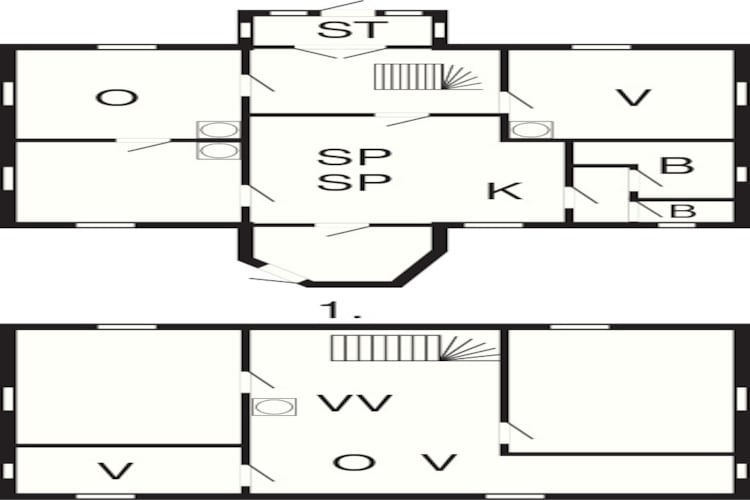 Maison de vacances pour 10 a SKILLINGARYD-Plan d'étage