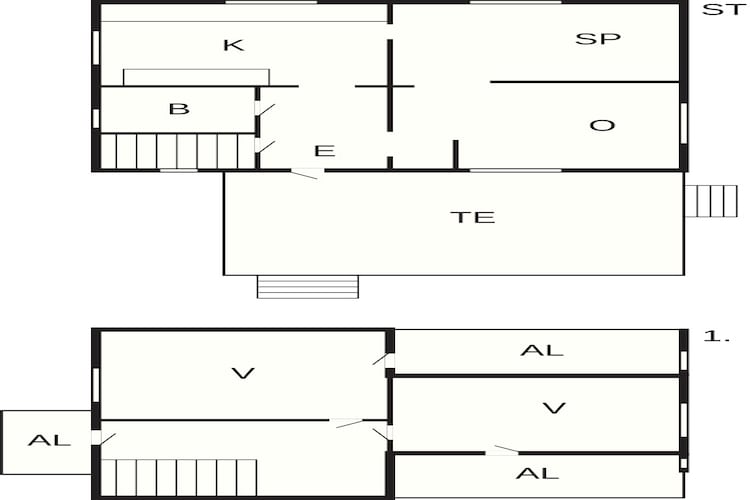 Maison de vacances pour 7 a DOCKSTA-Plan