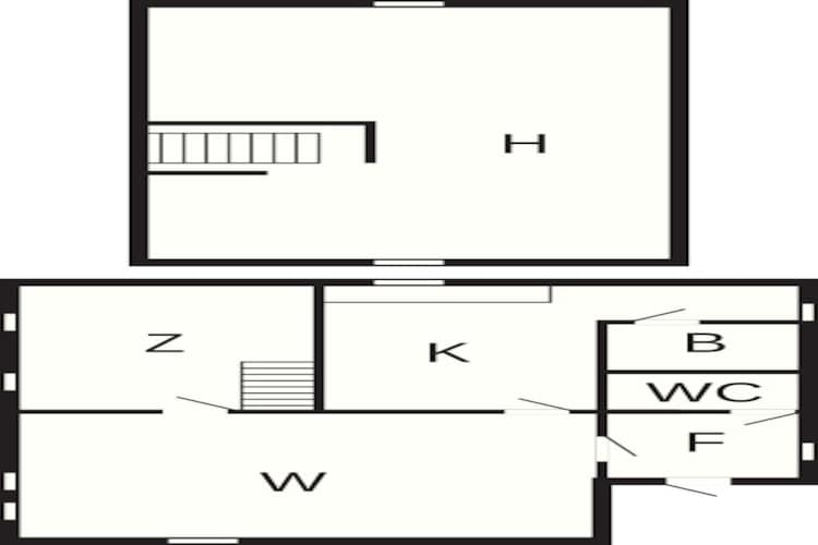 5 persoons vakantie huis in GREBBESTAD-Plattegrond