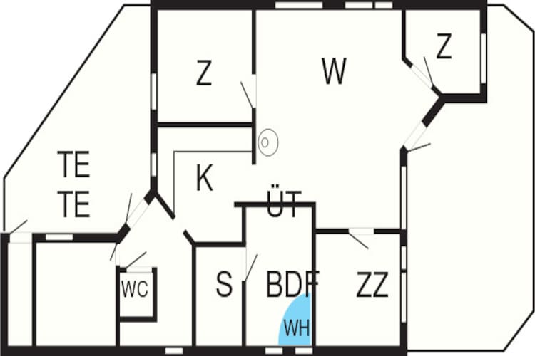 8 persoons vakantie huis in Sydals-Plattegrond
