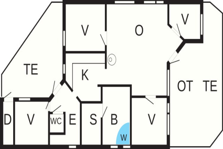 8 persoons vakantie huis in Sydals-Plattegrond