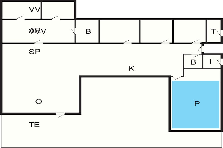 14 person holiday home in Vejby-Floor plan