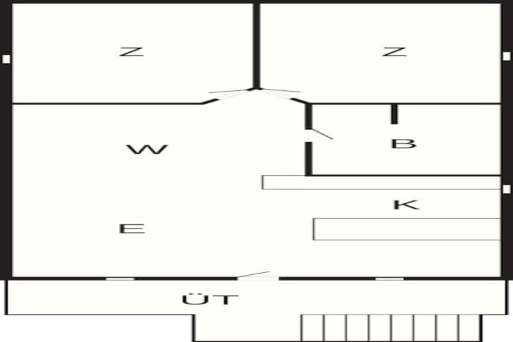 4 persoons vakantie huis in Børkop-Plattegrond