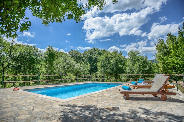 Traditional Villa Ognjistar with a Private Pool