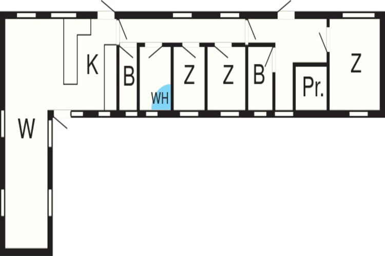 6 persoons vakantie huis in Gørlev-Plattegrond