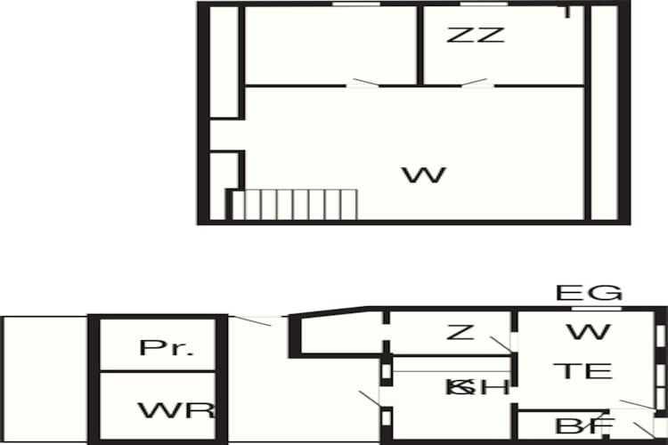 6 person holiday home in Nysted-Floor plan