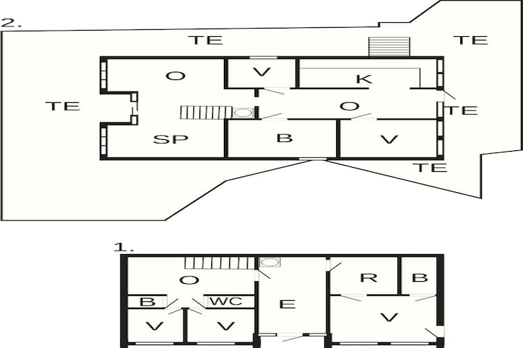 12 Personen Ferienhaus in Fitjar - Grundriss