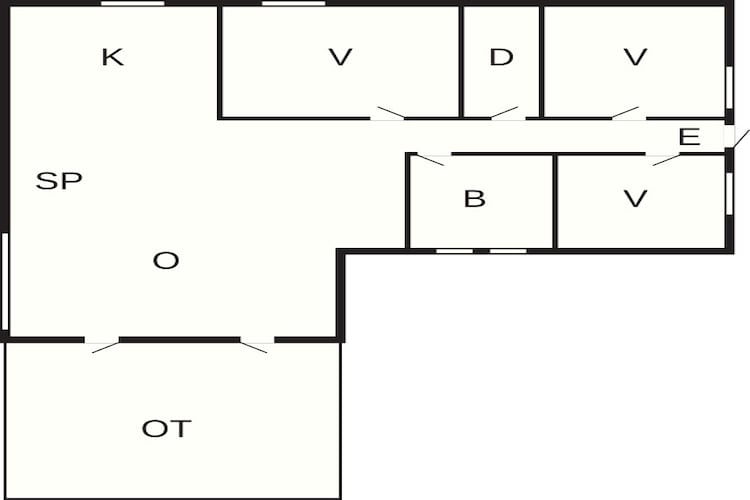 6 persoons vakantie huis in Hadsund-Plattegrond
