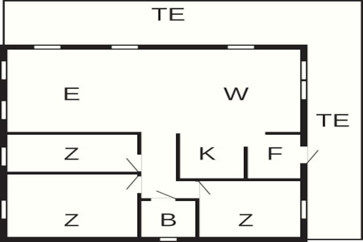 6 persoons vakantie huis in Hamnvik-Plattegrond