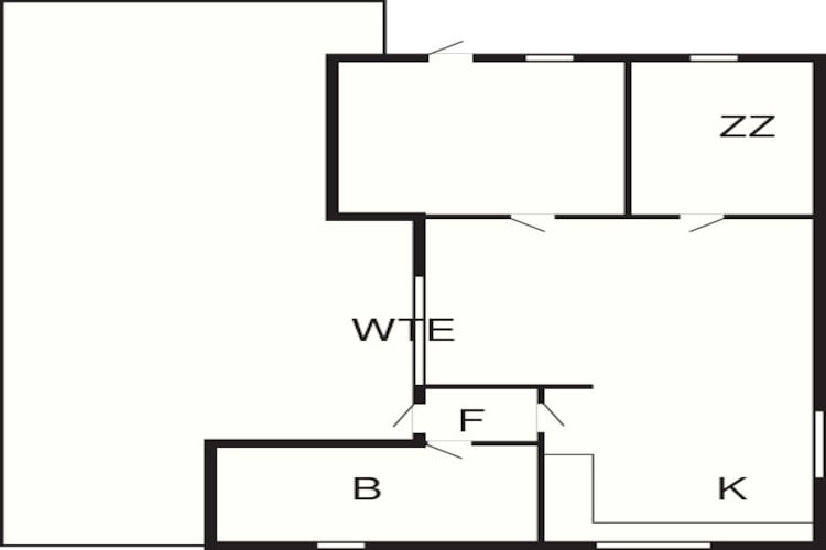 Charming Cottage in Peaceful Fjand-By Traum-Floor plan