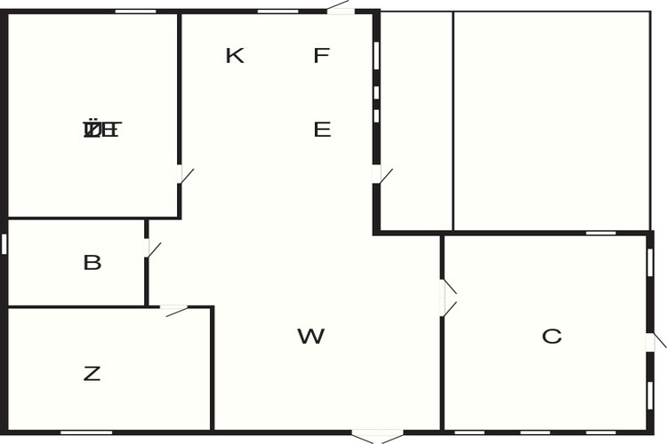 Rustig kustparadijs-By Traum-Plattegrond