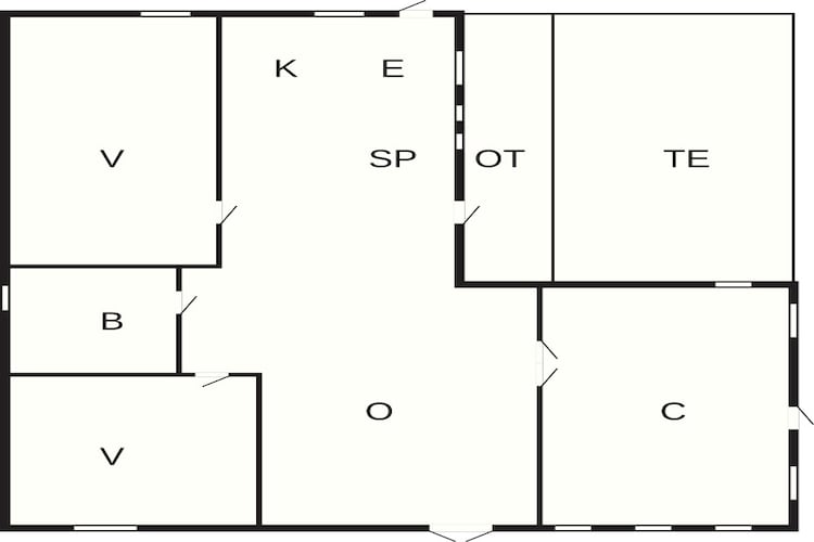 Rustig kustparadijs-By Traum-Plattegrond