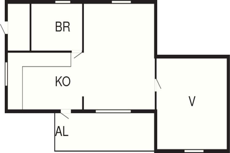 Maison de vacances pour 6 a Fjällbacka-Plan d'étage