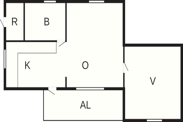 6 persoons vakantie huis in Fjällbacka-Plattegrond