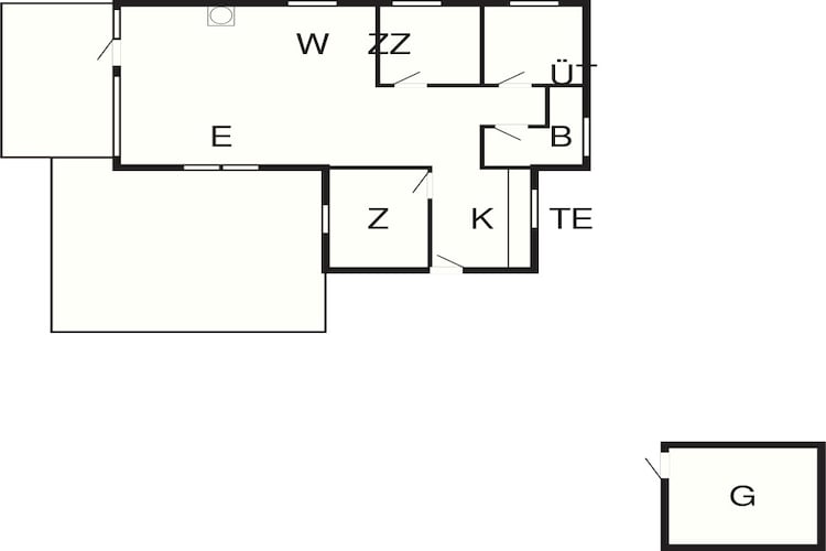 6 persoons vakantie huis in Hals-Plattegrond