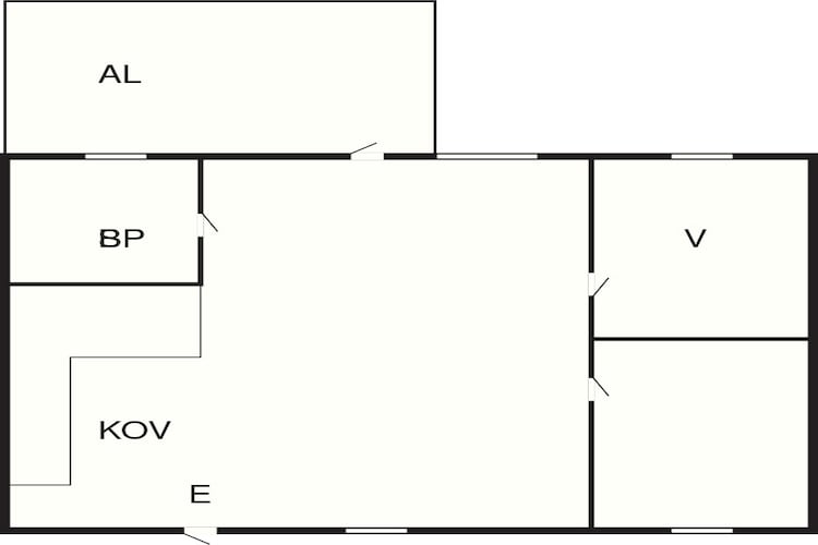 Rustiek toevluchtsoord in Smaland-By Traum-Plattegrond