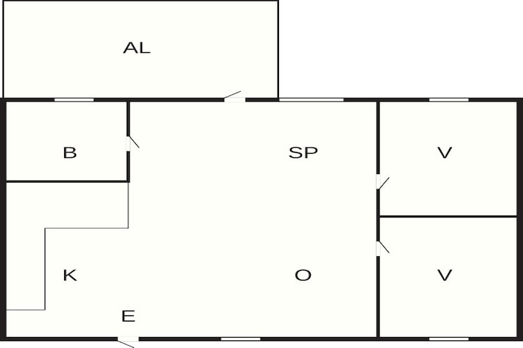 Refuge rustique en Smaland-By Traum - Plan