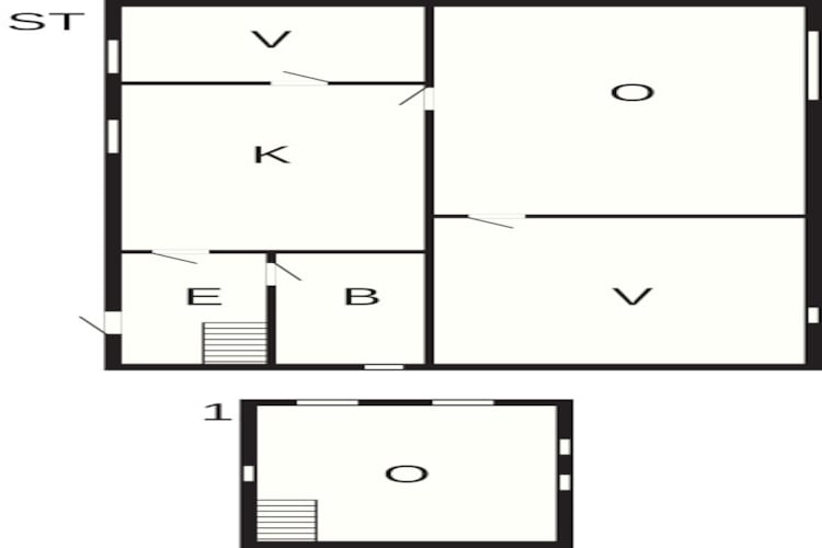 6 persoons vakantie huis in Hjørring-Plattegrond