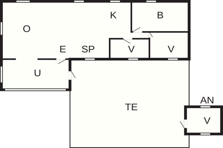 4 persoons vakantie huis in Hadsund-Plattegrond