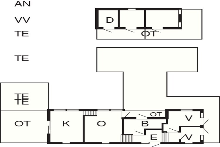 8 persoons vakantie huis in Ebeltoft-Plattegrond