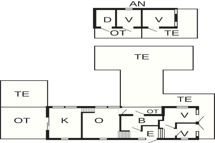 8 persoons vakantie huis in Ebeltoft - Plattegrond