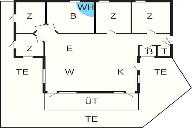 10 person holiday home in Slagelse - Floor plan