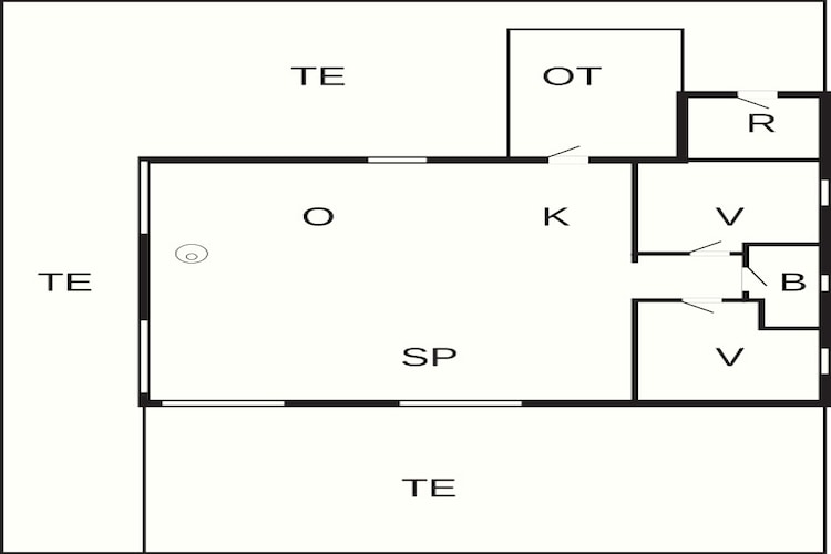 6 persoons vakantie huis in Hejls-Plattegrond
