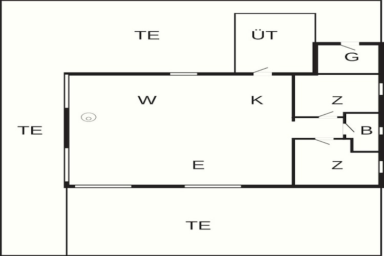 6 persoons vakantie huis in Hejls - Plattegrond