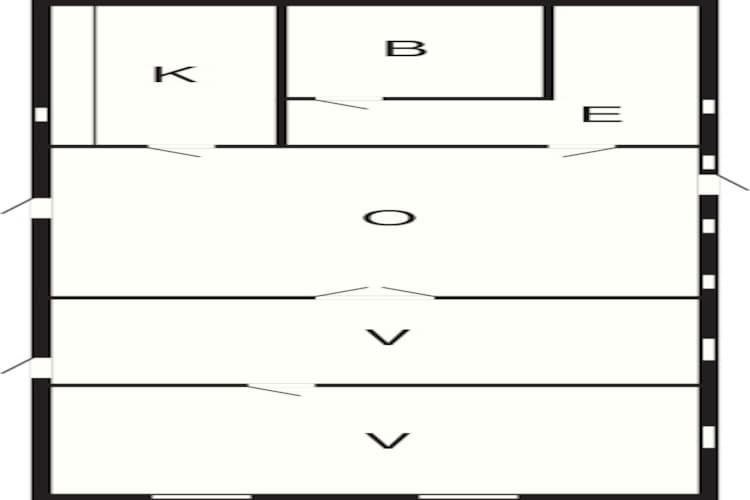 6 person holiday home in Nexø-Floor plan