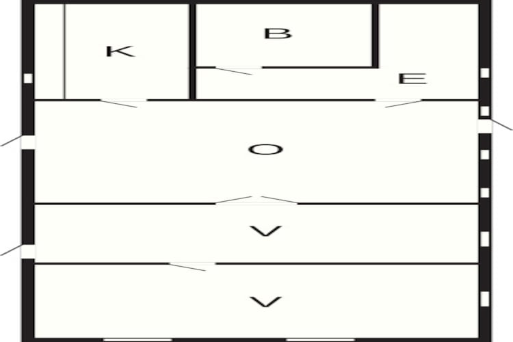 6 person holiday home in Nexø-Floor plan