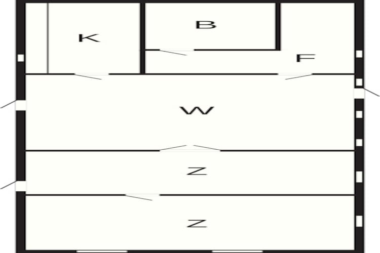 6 persoons vakantie huis in Nexø - Plattegrond