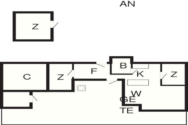 6 person holiday home in Tisvildeleje-Floor plan