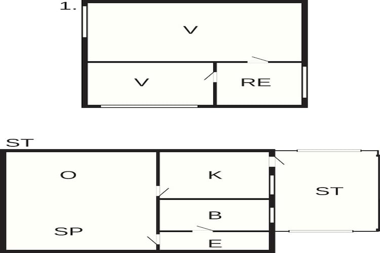 Historische charme in Marstal-By Traum-Plattegrond