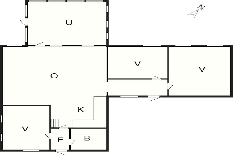 Zonnig toevluchtsoord in Bonnerup Haven-By Traum-Plattegrond