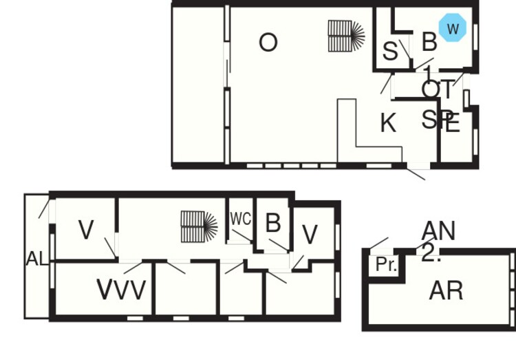12 persoons vakantie huis in Væggerløse-Plattegrond
