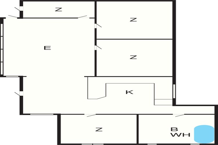 8 persoons vakantie huis in Glesborg-Plattegrond