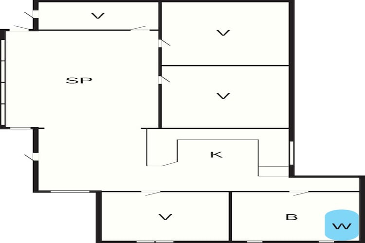 8 persoons vakantie huis in Glesborg-Plattegrond
