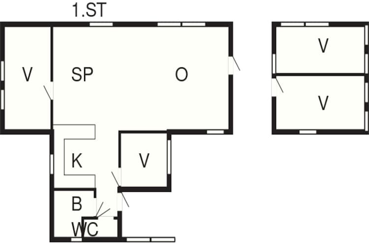 Serene Seaside Retreat in Vesteroy-By Traum-Floor plan