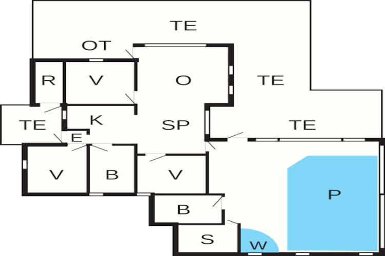 9 persoons vakantie huis in Jerup - Plattegrond