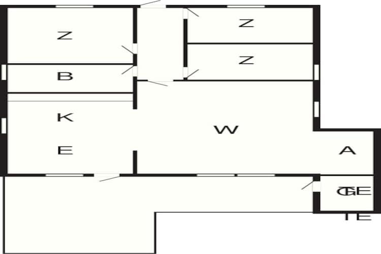 Afgelegen Havenhuisje-By Traum-Plattegrond