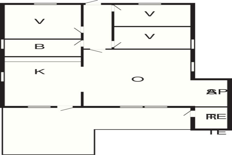 Afgelegen Havenhuisje-By Traum-Plattegrond