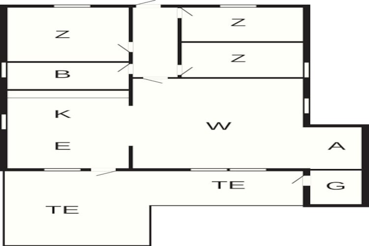 Afgelegen Havenhuisje-By Traum-Plattegrond