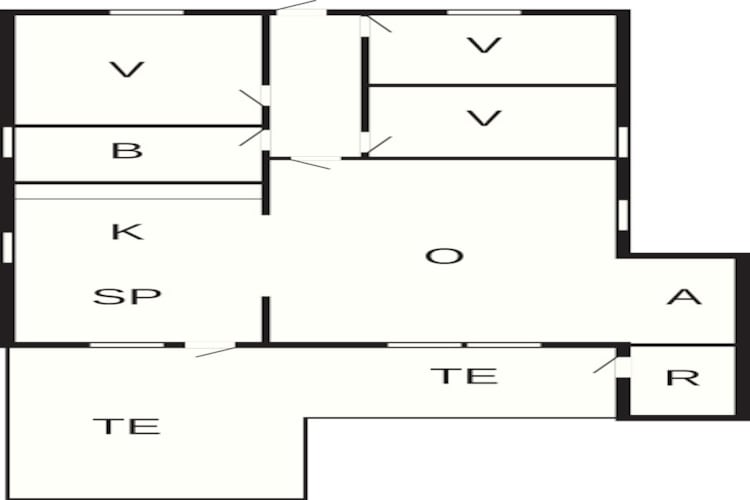Afgelegen Havenhuisje-By Traum-Plattegrond